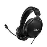 HyperX Cloud Stinger 2 – Gaming Headset, DTS Headphone:X Spatial Audio, Lightweight Over-Ear Headset with mic, Swivel-to-Mute Function, 50mm Drivers, PC Compatible, Black