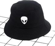 REFFER Unisex Cotton Bucket Hat (Pack Of 1) (P-Hat_Alien_Free Size)