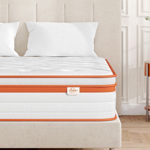TeQsli 3FT Gel Memory Foam Mattress – Single Bed Comfort
