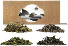 iTeaworld New Chinese Oolong Tea Sampler - 4 Flavors Organic loose leaf Oolong tea Bag Sampler - Chinese Tea With Mediumly Caffeinated, High Mountain Tea, No Sweetener for Health Come with 20 Tea Bags