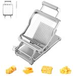 RemixOri Commercial Cheese Slicer with 1cm & 2cm Blades, 316 Stainless Steel, Multi-Purpose Food Cutter for Cheese, Butter, Tofu, Ideal for Home & Professional Kitchens