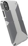 Speck Products Presidio Grip iPhone Xs/iPhone X Case, Marble Grey/Anthracite Grey