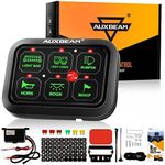Auxbeam 6 Gang Switch Panel Automat