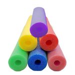 Set of 6 Pack Pool Noodles, Foam Swimming Noodle Float for Children And Adults, Pool Noodles Float Aid Noodles Water Flexible, Strong and Flexible Swimming Aid for Confidence in the Pool