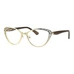 Womens Reading Glasses Magnified Re