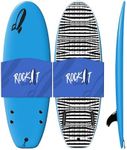 Rock-It 4'10" CHUB Soft Top Surfboard, Kids Surfboard, Mini Surfboard, Innovative Design Easy to Paddle and Maneuverable Small Surfboard and Beginner Surfboard (Blue)