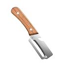 Multifunctional Kitchen Peeler - Wooden Handle | Food Peeler And Bottle Opener For Potatoes, Vegetables, Fruits, Carrots, Tomatoes, Pumpkin, And Cucumbers, Ideal For Home Cooking Daily Kitchen Use