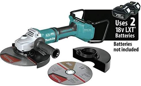 Makita XAG23ZU1 18V X2 LXT Lithium-Ion (36V) Brushless Cordless 9" Paddle Switch Cut-Off/Angle Grinder, with Electric Brake and AWS, Tool Only