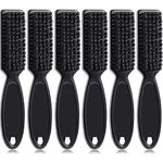 6 Pieces Barber Blade Clipper Cleaning Brush Nylon Trimmer Cleaning Brush Hair Duster Fade Brush Tool for Cleaning Clipper