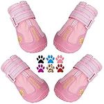 QUMY Dog Boots Waterproof Shoes for