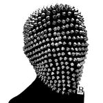 Steampunk Rivet Spike Skull Hallowen Ski Mask Full Face Cover Masquerade Mask Cosplay Mask