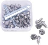 Kylebooker Screw-in Studs for Wading Boots,26pcs Fishing Wading Boot Studs for Felt Or Rubber Sole