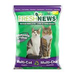 Fresh News Multi Cat Non Clumping Paper Cat Litter, 25-Pound Bag