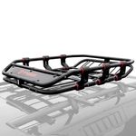 Tyger Auto TG-RK1B976B Super Duty Roof Cargo Basket (L 52" x W 41" x H 8") Luggage Carrier Rack | with Wind Fairing, Black