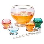 Colorful 1.7 Gallon Punch Bowl with