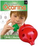 Plastic OCARINA Set, Red 4-hole, with Book 1