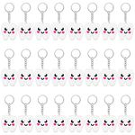 CiciBear 24 Pack Tooth Keyring Party Decorations for First Tooth?Teeth Party,First Birthday,Clinic Graduation
