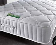 Bed Centre Pacific 4000 Hybrid Memory Foam Mattress – Double (135x190 cm) | Deep | Pocket Springs | Pressure Relief Foam | Medium Firm | Orthopaedic | Breathable | UK Made