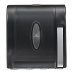 Georgia-Pacific Vista 54338 Black Hygienic Push Paddle Roll Paper Towel Dispenser, 12.75" Width x 14.25" Height x 10.5" Depth