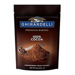 GHIRARDELLI Premium Baking Cocoa 100% Unsweetened Cocoa Powder, 8 oz Bag (6 bags)