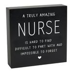 Nurse Gift Wooden Box Sign, Gift for Nurse, School Nurse Appreciation Gifts, Best Nurse Ever Gifts, Nurse Day Gifts, Appreciation Gifts for Nurse Instructor, Nurse Preceptor, Director of Nursing