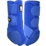 Classic Flexion Blue Boots (Medium, Front)