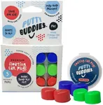 PUTTY BUDDIES Floating Earplugs 3-Pair Pack – Soft Silicone Ear Plugs for Swimming & Bathing – Invented by Physician – Keep Water Out – Premium Swimming Earplugs – Doctor Recommended (Blue/Red/Green)