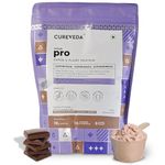 Cureveda PRO Super-3 Vegan Plant Protein powder with Superfood, Superseeds & Superberries | Chocolate (500gm)