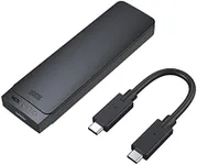 LENTION USB C to NVMe & SATA M.2 SSD Enclosure, USB 3.1 Gen 2 M Key & B&M Key Hard Drive Adapter, Supports UASP for SSD Size 2280/2260/2242/2230, Compatible Mac OS, Windows, Linux, More(CB-C9b, Black)