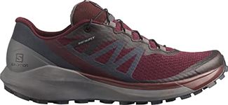 Salomon Women's Sense Ride 4 Running Shoes Trail, Wine Tasting/Quiet Shade/Ebony, 9