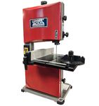LUMBER JACK 8" PRO Series Bench Top Bandsaw, Precision Cutting, 85mm Height, 200mm Throat, 45° Bevel, Steel Table, Dust Extraction Port, Quick-Adjust Rip Fence & Mitre Gauge for Woodworking