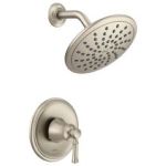 Moen Trim Kit T2282EPBN, Dartmoor Shower Only System with Rainshower Showerhead Without Valve, Brushed Nickel