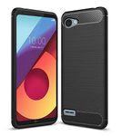 Zapcase Back Cover Case for LG Q6 / LG Q6 Plus | Compatible for LG Q6 / LG Q6 Plus Back Cover Case | 360 Degree Protection | Soft and Flexible (TPU | Matte Black)