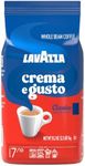 Lavazza Crema E Gusto Whole Bean Coffee Dark Roast 1 kg Bag, Crema E Gusto ,Authentic Italian, Blended and roasted in Italy, Full-bodied dark roast with creamy and full-bodied, with spices notesbl, 1 kg (Pack of 1) packaging may vary