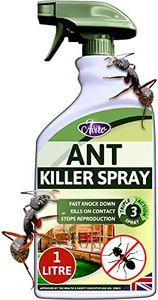 Aviro Ant Killer (1 Litre) - Fast Acting Ant Killer Spray For Indoor And Outdoor Use. Approved For Use On Ants Nests. Professional Strength Ant Stop For Immediate Control And Long Lasting Prevention