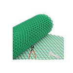 Bhajanlal Greenery Mesh Safety PVC UV Stabilized 800 gsm Anti Bird Garden Fencing Mesh Net (Green)