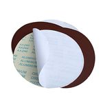 FEIHU 6Pcs PSA sandpaper, 303mm Sanding disc. Alumina/backing cloth, suitable for sanding wood, paint, varnish, plastic, plaster and metal(80 Grit)