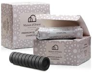 Charcoal Briquettes for Incense (Bakhoor Charcoal). Bamboo Charcoal for Bakhoor Incense, Frankincense and Resin Incense Burner. Small Charcoal Tablets for Incense (Carbón de Incienso) Bakhoor Burner