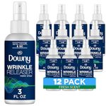 Downy Wrinkle Release Spray Plus, Static Remover, Odor Eliminator, Fabric Refresher and Ironing Aid, Light Fresh Scent, 3 Fluid Ounce (Pack Of 12 Travel Bottles)