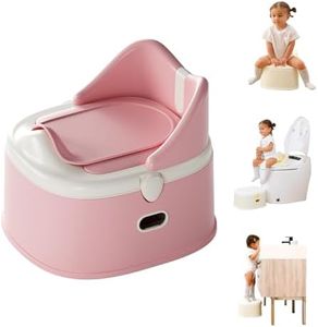 3 in 1 Toddler Potty Training Toilet Seat Potty Seats with Steps Ladder Foldable Potty Train Chair Adapter for Toddlers Kids Boys Girls Child Baby Must Haves Step Stool Essentials Portable Stairs