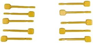 Replacement Discs Projectiles Missiles Bullets for Fisher Price Imaginext DC Super Friends (Yellow 10 Projectiles)