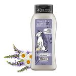 Wahl Canada Four in One Dog Shampoo & Conditioner, Plant Derived Shampoo in Lavender Chamomile, to Clean, Condition, Detangle and Moisturize Your Dog, Paraben-Free, 700ml, model 58318