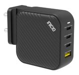 INICIO 100W USB-C 4 Port GaN Pro Charger, 3 Type C 1 USB PD PPS Fast Power Adapter for MacBook Pro/Air iPad Pro/Air iPhone 15 14 13 Pro Max XPS 13/15 Galaxy S24 S23 Ultra Pixel 9 8 7 & Type-C Devices