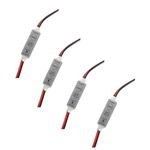 Technica Electronic Flasher & Dimmer Controller for Strip Light (12-24v 5A) with Multiple Dimming, Flashing Modes & Levels for Car, Home, Office Decor & DIY Ambience (Pack of 4)