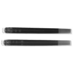 parker fnt pen cart., old model, blk, 5 pc.