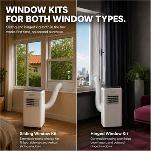 Olsen & Smith 3-in-1 Portable Air Conditioner – 9000 BTU, Fan, Dehumidifier, Remote