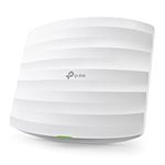 TP-Link N300 Wireless Ceiling Mount Access Point, Support PoE 802.3af/at and Direct Current, Easily Mount to Wall or Ceiling, Simply Managed by Free EAP Controller Software (EAP115)