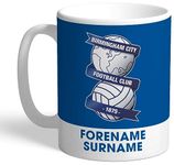 Personalised Birmingham City Bold Crest Mug