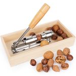 ChromLives Nutcracker Nut Cracker Nut Cracker Walnuts Nut Cracker Stainless Steel Walnut Cracker Robust Nut Cracker Tool for Nuts Pecans, Walnuts Almonds