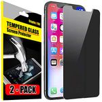 Apple iPhone XR - Anti-Spy Tempered Glass Screen Protector [2-Pack]